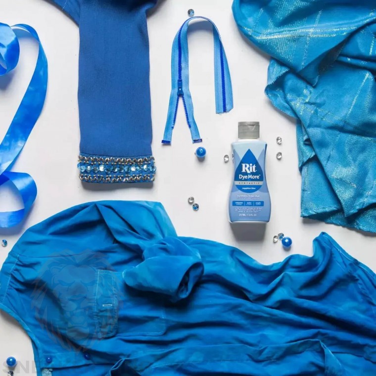 Барвник для синтетичних тканин Rit DyeMore Sapphire Blue, 207 мл
